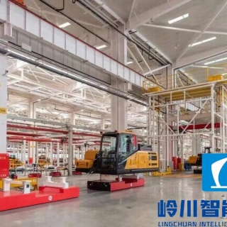 挖掘機(jī)總裝流水線(xiàn)